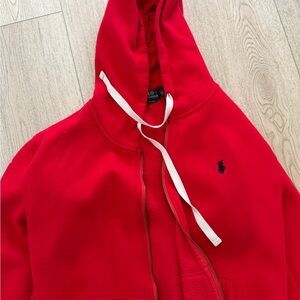 Ralph Lauren Vibrant Red Polo Hoodie